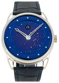 De Bethune DB25 DB25LWS3V2 44mm White gold Blue