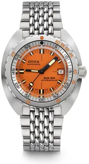 Doxa SUB 300 821.10.351.10 42.5mm Stainless steel Orange