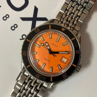 Doxa Sub 799.10.351.10 42mm Stainless steel Orange