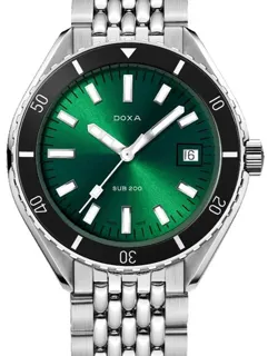 Doxa Sub 799.10.131.10 42mm Stainless steel Green