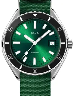 Doxa Sub 799.10.131.26-N 42mm Stainless steel Green