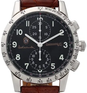 Eberhard & Co. Tazio Nuvolari 31038 Stainless steel Black