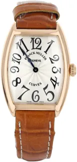 Franck Muller Casablanca 7502 QZ 29mm Rose gold White