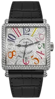 Franck Muller Master Square 6000 H SC DT 36mm White gold