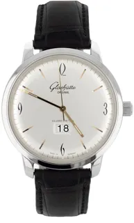 Glashütte Sixties Panorama Date 2-39-47-01-02-04 42mm Stainless steel Silver