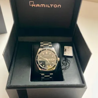 Hamilton Jazzmaster Seaview H37565131 42mm Stainless steel Black