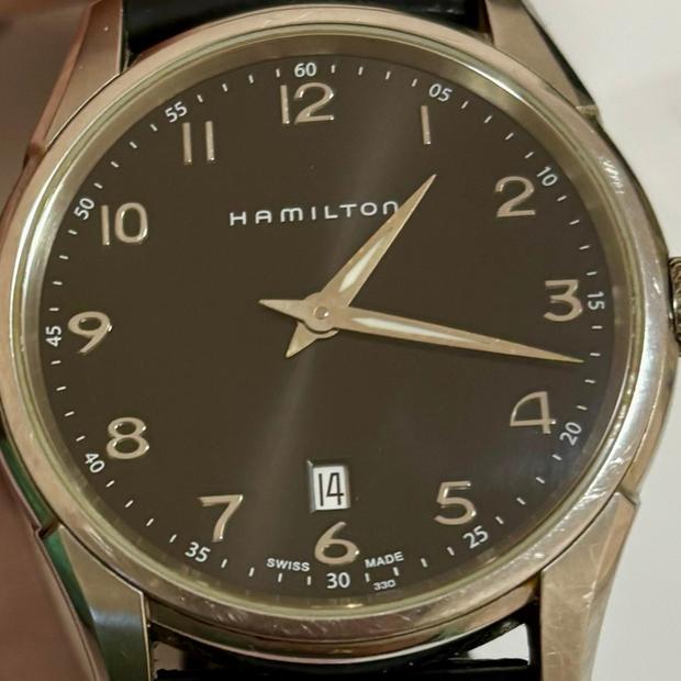 Hamilton Jazzmaster Thinline H385110 Stainless steel Black Italy