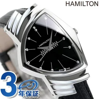 Hamilton Ventura H24411732 51mm Stainless steel Black