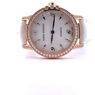 Harry Winston Midnight MIDAHM29RR001 29mm Rose gold White