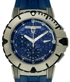 Harry Winston Ocean OCSACH44ZZ007 44mm Titanium Blue