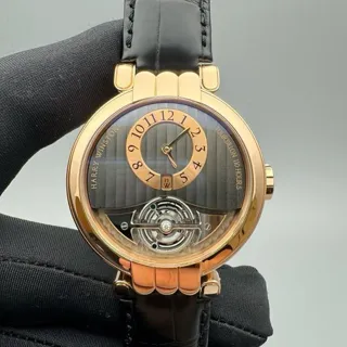 Harry Winston Premier 200-MMT40R 40mm Rose gold Black