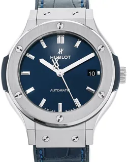 Hublot Classic Fusion Blue 565.NX.7170.LR Titanium Blue