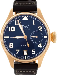 IWC Big Pilot IW500909 Red gold Blue