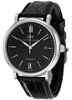 IWC Portofino IW356502 Stainless steel Black