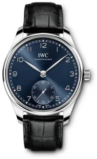 IWC Portugieser IW358305 40.5mm Stainless steel Blue