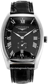 Longines Evidenza L2.642.4.51.4 Stainless steel Black