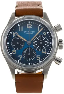 Longines Heritage L28161932 41mm Titanium Blue