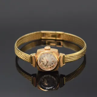 Longines 18k rose gold Silver