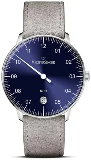 MeisterSinger Neo NE908N Stainless steel Blue