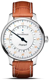 MeisterSinger Perigraph BM1101G Stainless steel White