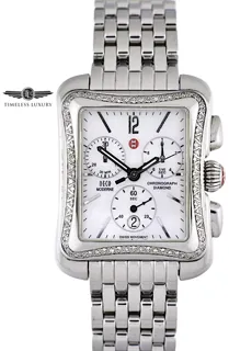 Michele Deco Moderne II MW06U01A1025 Stainless steel White