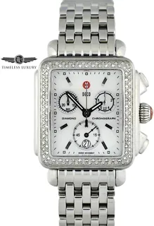 Michele Deco Diamond MW06A01A1025 Stainless steel White