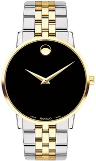 Movado Museum 607200 Stainless steel and PVD Black