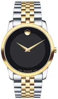 Movado Museum Classic 606899 Stainless steel and PVD Black