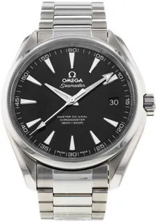 Omega Aqua Terra 231.10.42.21.01.003 Stainless steel Black