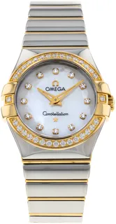 Omega Constellation 123.25.27.60.55.007 Yellow gold and Stainless steel Mother of Pearl White$Diamond