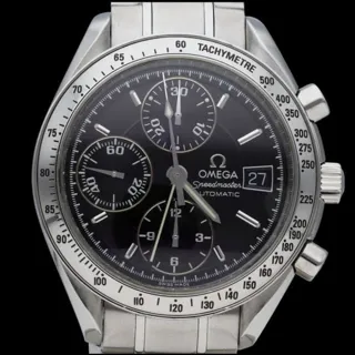 Omega Speedmaster Stainless steel Black