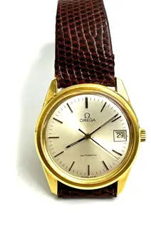 Omega 18k yellow gold blanco