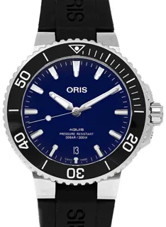 Oris Aquis 01 733 7732 4135-07 4 21 64FC Stainless steel Blue