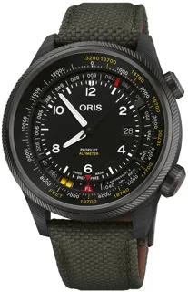 Oris ProPilot 01 793 7775 8734-Set 47mm Carbon Fiber$PEKK composite Black