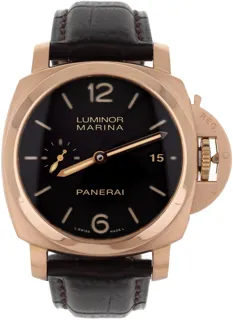 Panerai Luminor 1950 PAM 00393 Rose gold Brown