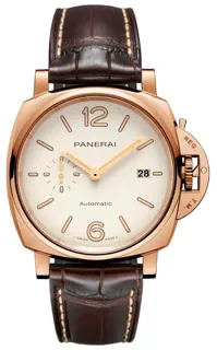 Panerai Luminor Due PAM 01336 Goldtech White