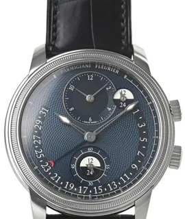 Parmigiani Fleurier Toric pfc901-1020001-300182 43mm Stainless steel Blue