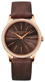 Patek Philippe Calatrava 4897R-001 Rose gold Brown