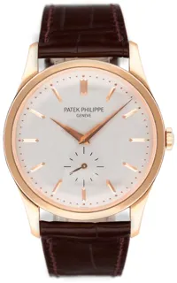 Patek Philippe Calatrava 5196R-001 Rose gold Silver