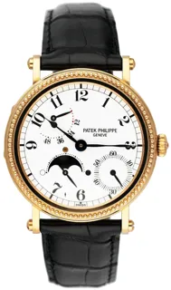 Patek Philippe Moonphase 5015 Yellow gold White