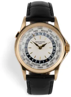 Patek Philippe World Time 5110J Yellow gold Silver