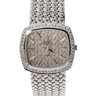 Piaget 12435 D2 32mm 18ct white gold Silver