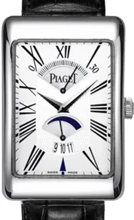 Piaget 51 RETROGRADE P10077 White gold Silver