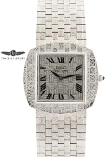 Piaget Vintage 12461HR5 33mm White gold Silver