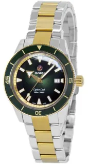 Rado Captain Cook R32138303 42mm Ceramic and Stainless steel and PVD Green