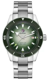 Rado Captain Cook R32149318 42mm Stainless steel Green and White