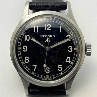 Record Watch Company 502 317 36mm Stainless steel Black