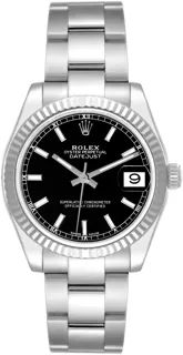 Rolex Datejust 178274 Stainless steel Black