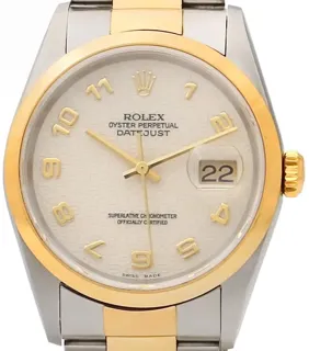 Rolex Datejust 16203 Yellow gold and Stainless steel