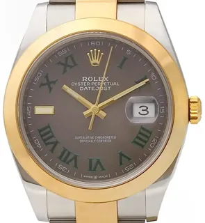 Rolex Datejust 126303-0019 Yellow gold and Oystersteel Gray